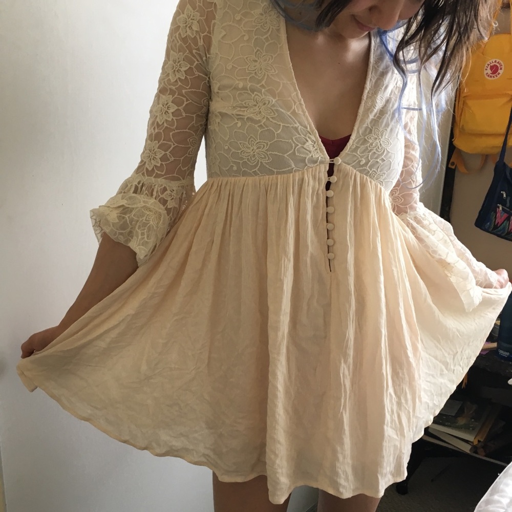 LACEY SHORT DRESS/LONG TOP